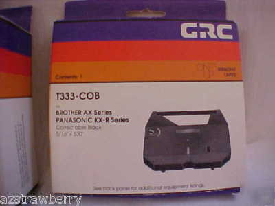Lot of 2 grc typewriters ribbon tapes T355-tf T3333-cob