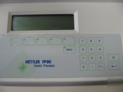 Metler toledo central processor fp 90