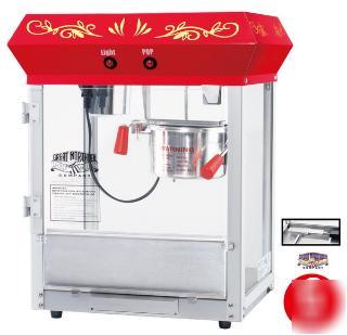 Red foundation popcorn popper machine 6 ounce