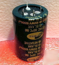 Snap-in electrolytic 10000UF 100V...lot of 2
