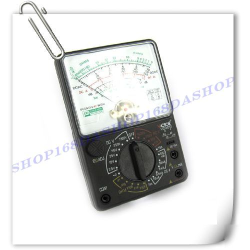 Ac/dc multimeter analog bar meter manual range 34-605