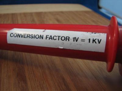 Fluke 80K-40 high voltage probe model nice 
