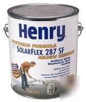 New henry co wht elastomeric roof coating 4 pack