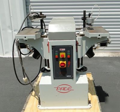 Pade mdo mortiser double spindle wood working machine