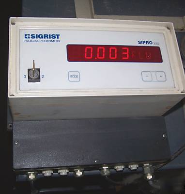 Sigrist model CFL30 process photometer with controller 