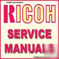 Ricoh digital duplicators service manuals manual 2 cds 