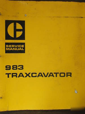 Caterpillar 983 traxcavator service manual 38K