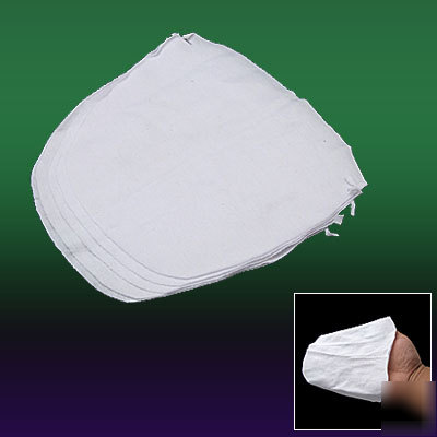 Machine white cotton material cleaning wipping cloth