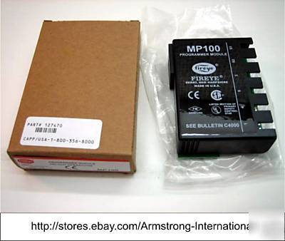 New fireye MP100 programmer module, relight operations* *