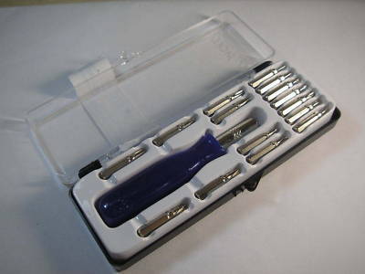 16 piece screwdriver torx T5 T6 T8 T10 T15 tool kit set