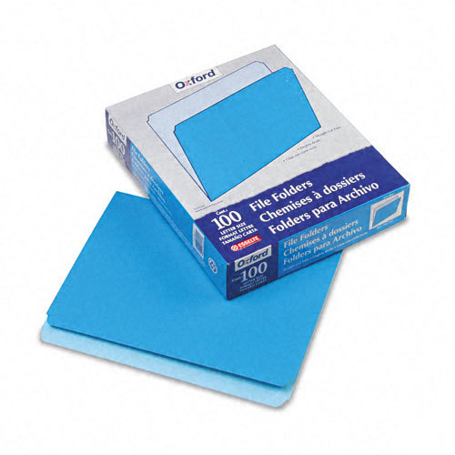 Pendaflex 152BLU;Â 2-tone blue letter size file folders 