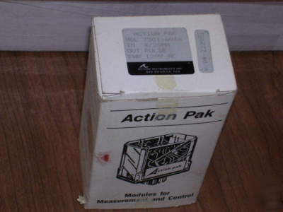 Action pak MDL7501-6016 IN4/20MA out pulse 120VAC