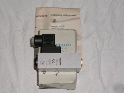 Festo vacuum switch, type #vpev-1/8, part #150 261