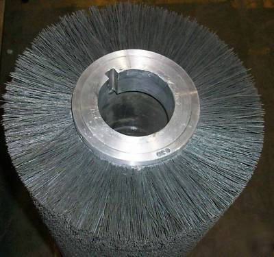 Industrial brush long trim abrasive sanding nylon brush