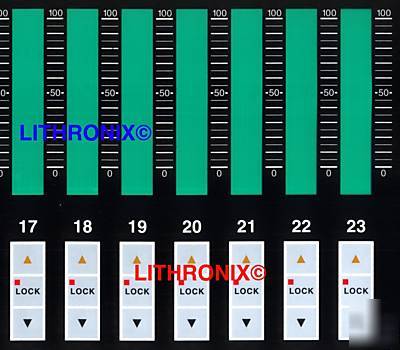 Komori lithrone 28 pqc console ink key buttons membrane