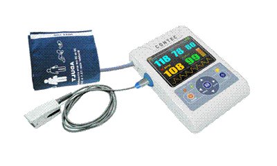 Nib portable patient monitor, p,SPO2,pc based sofrware