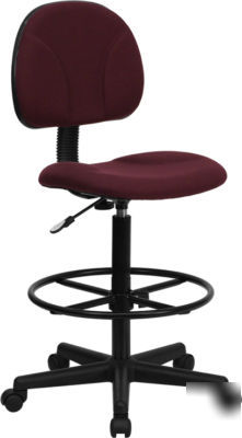 Ergonomic drafting stool multi function adjustable seat