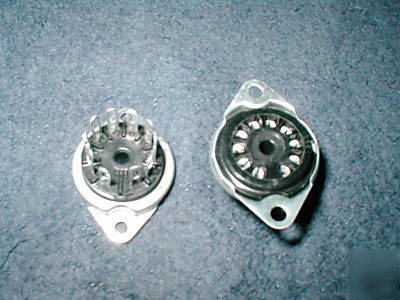 Amphenol cinch 10 pin miniature vacuum tube socket 6U9