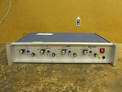 Buxco electronics, inc. preamplifier bank m# preamp/val