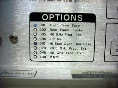 Hp 5361B w/opt 010 20 ghz frequency / pulse counter