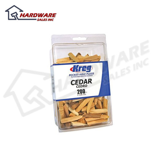 New kreg p-cdr-200 pocket hole cedar plugs 200 pack 