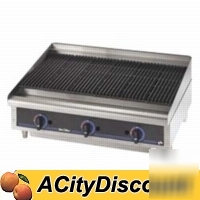 New star-max 36IN lava rock gas char-broiler grill