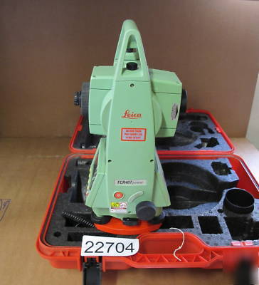 Leica TPS400 TCR407 reflectorless total station survey