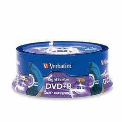 New verbatim lightscribe 16X dvd+r media 96432