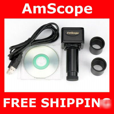 5.0M microscope color still & live video digital camera