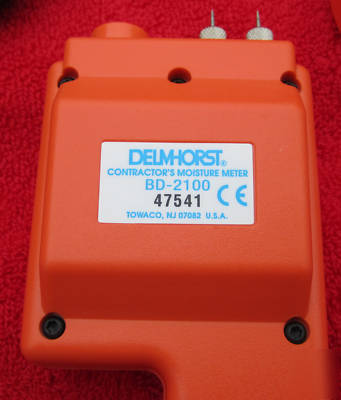 Delmhorst bd-2100 digital moisture meter - mint in case