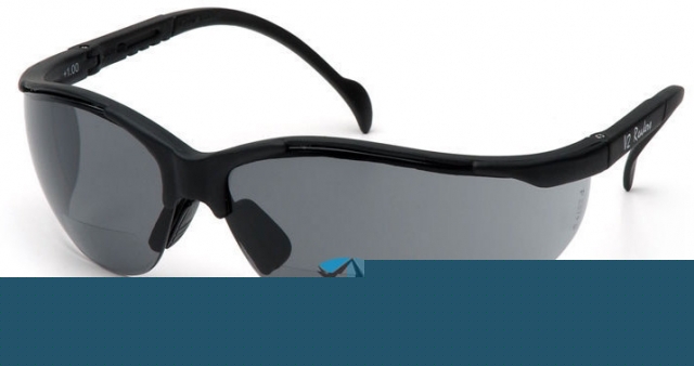 Pyramex V2 readers glasses - gray + 2.5 lens, black