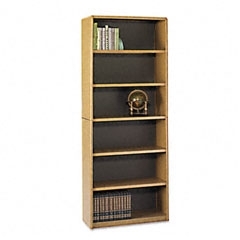 Safco value mate series steel six shelf bookcase