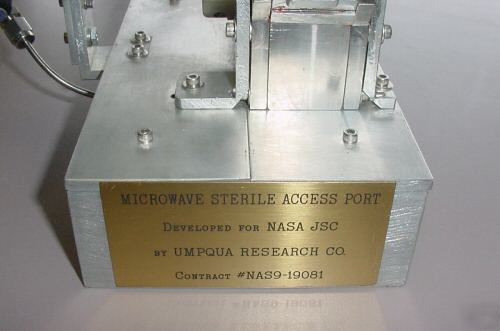 Umpqua research co. microwave sterile access port unit