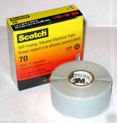 New scotch 3M 70 self-fusing silicone electrical tape 