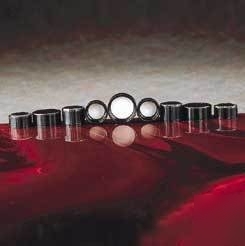 Qorpak black phenolic screw caps, pulp/vinyl : 5004/12