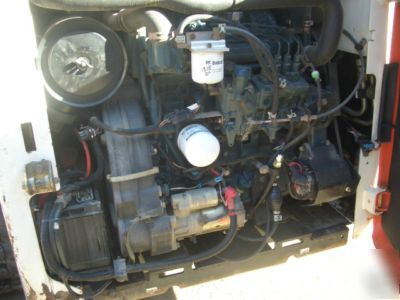 Bobcat T250 track loader and bucket kubota turbo diesel