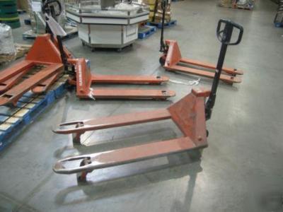 Pallet jacks manual used store backroom / warehouse 