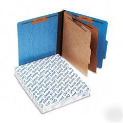 Pendaflex 1257LB, 6-sec.classification folders,lt.blu(d