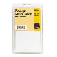 Postage-meter label for meter machines, 1-1/2 X2-3/4 , 
