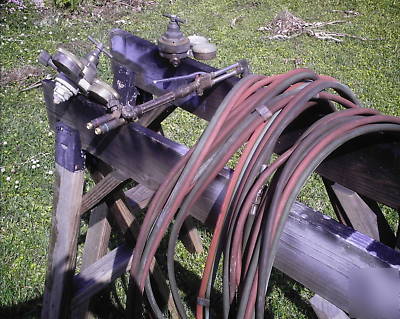 Victor gauges, victor torch/cutting head, hoses
