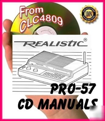 Realistic pro-57 cd manual radio scanner PRO57