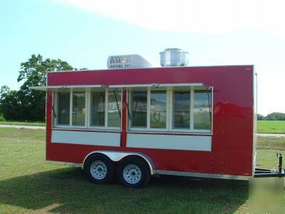 2010 concession trailer mobile kitchen 7 x 16 