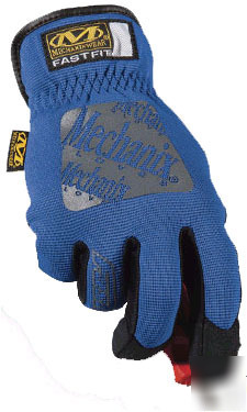 New mechanix fast fit gloves blue