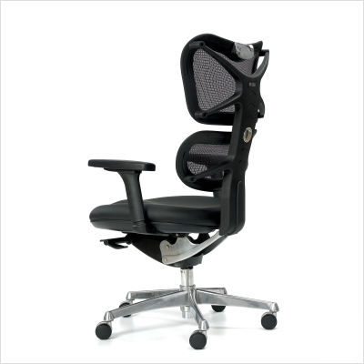 Spider X1 midback mesh chair black fabric