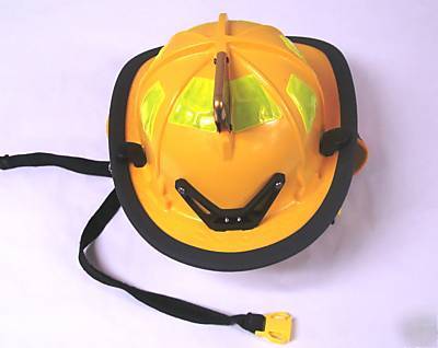 Cairns yellow traditional #880 helmet w/ goggles, fire
