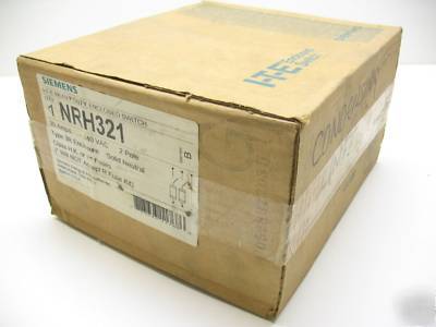 Ite siemens NRH321 disconnect switch 240V, 30A, 2-pole