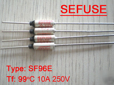 2 pcs microtemp thermal fuse 99Â°c tf cutoff SF96E