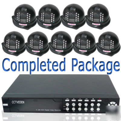 9 day night ccd camera security network cctv dvr system