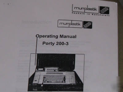 Murrplastik porty 200-3 mobile cable labeling system