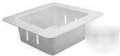 Fmp plastic floor sink basket w/ flange |102-1118